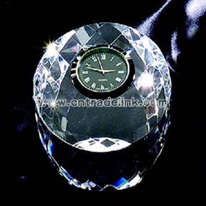 Optical crystal clock