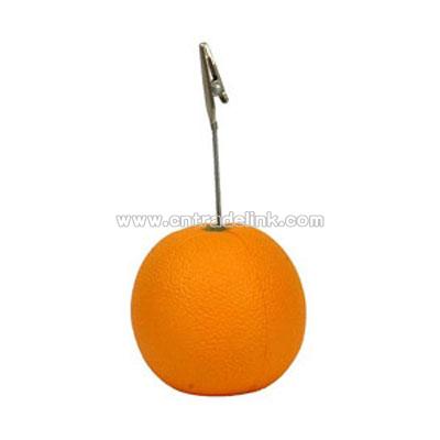 Orange Memo Holder