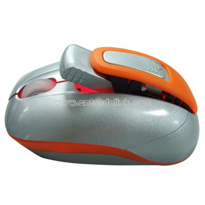 Orange Wireless Mouse