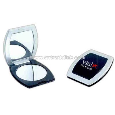 Original cosmetic mirror with standard and 3X magnification
