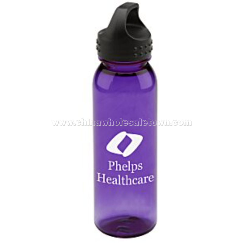 Outdoor Bottle with Crest Lid - 24 oz.