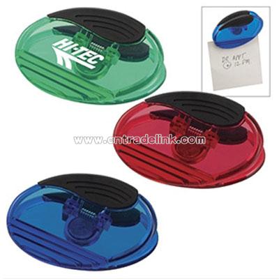 Oval Magnetic Memo Clip