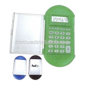 Oval hand calculator