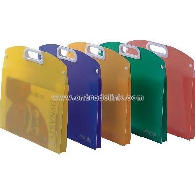 PP shopping bag with fastener