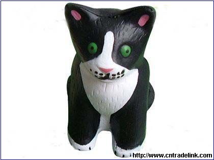 PU Cat Stress Ball