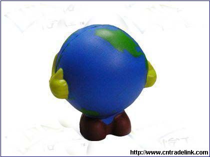 PU Earth man Stress Ball