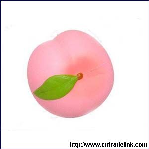 PU Peach Stress Ball