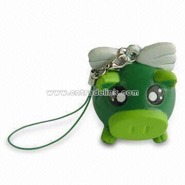 PU Pig Keychain
