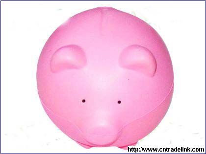 PU Piggy Bank Stress Ball