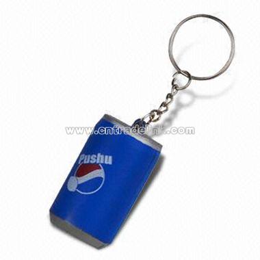 PU Stress Ball With Keychain