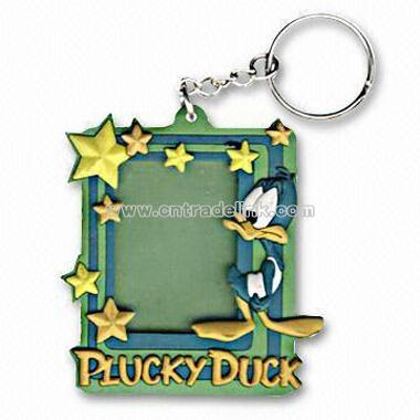 PVC Keychain with Photo Frame