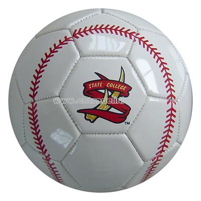 PVC Leather Machine-Sewn Soccerball Size 2, Baseball Design