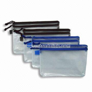 PVC Zippered Net Bag