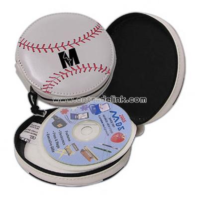 PVC baseball shaped CD holder