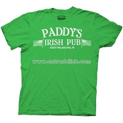 Paddy's Irish Philly Pub Green T-shirt Tee
