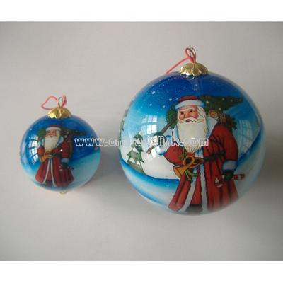 Painting Inside Christmas Ball