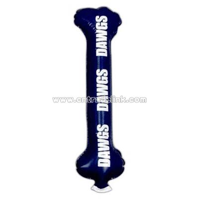 Pair of bone shaped inflatable thunder sticks