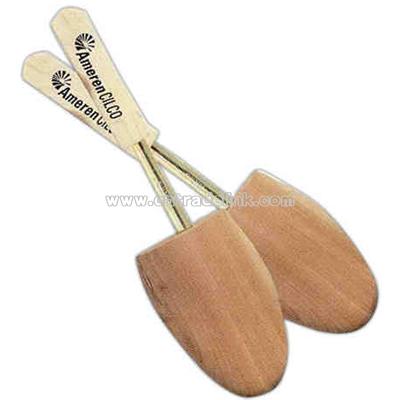 Pair of cedar shoe trees