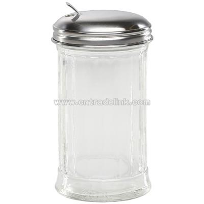 Paneled glass sugar shaker