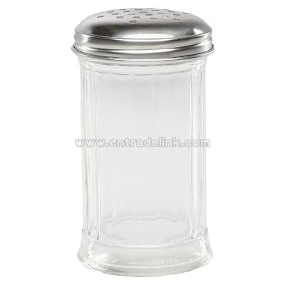 Paneled glass sugar shaker