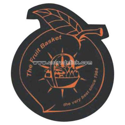 Peach Recycled rubber coaster