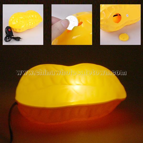 Peanut Lamp Piggy Bank - Coin Money Bank