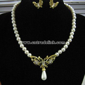 Pearl Jewelry Set