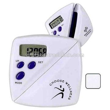 Pedometer pill box