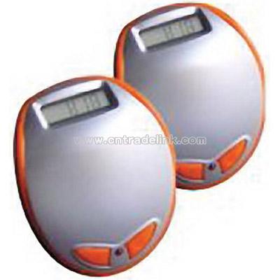 Pedometer with radio