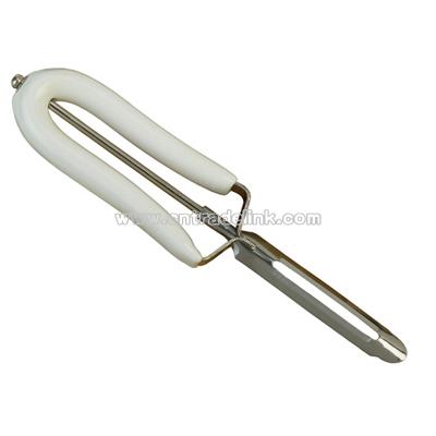 Peeler with vinyl handle