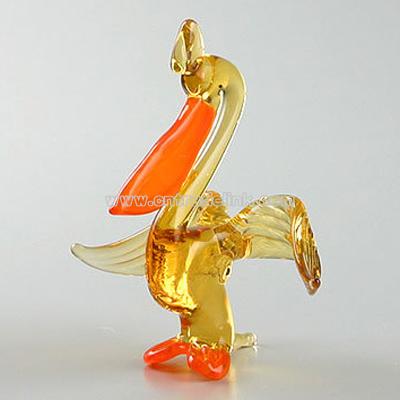 Pelican Glass Gigurine