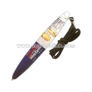 Pen with neck strap