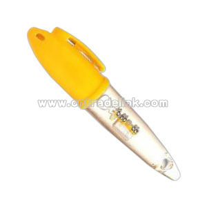 Pen with soft cap