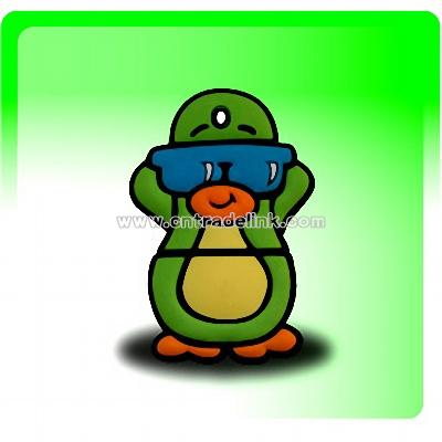 Penguin Holiday Green USB Flash Disk