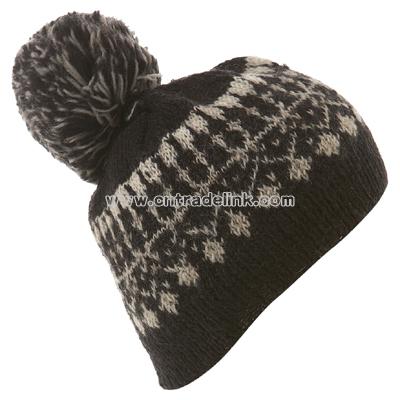 People Tree Pom Pom Beanie Hat