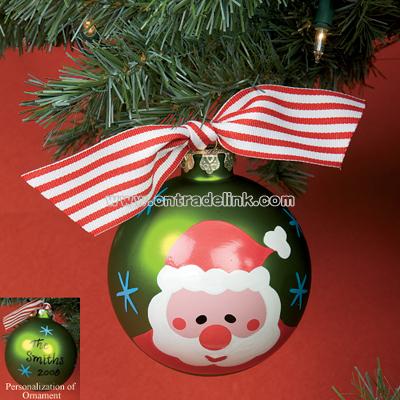 Personalized Santa Claus Christmas Tree Ornament