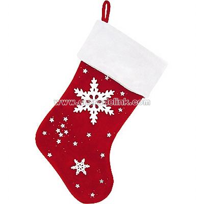 Personalized Snowflake Stocking