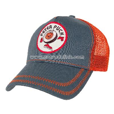 Peter Puck Retro Meshback Cap (Steel Blue)