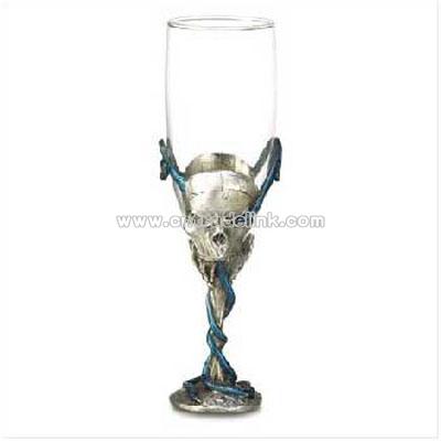 Pewter Skull Goblet