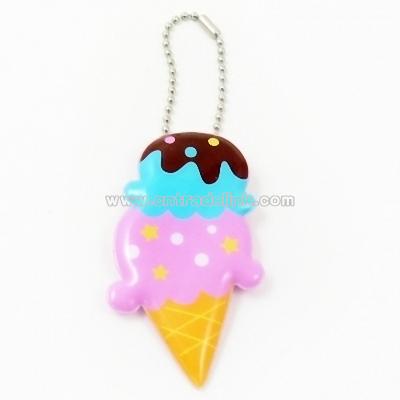 Phoenix PVC Keyring - Ice Cream