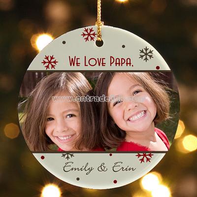 Photo Memories Personalized Ornament