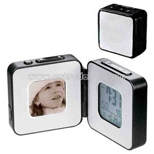 Photo frame and alarm clock