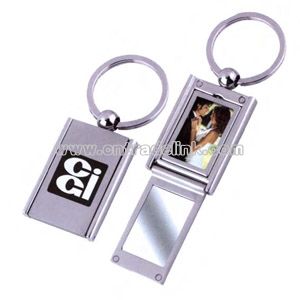 Photo frame and mirror key chain