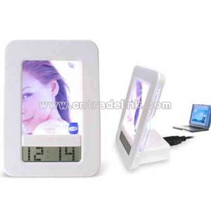 Picture viewer HUB with clock