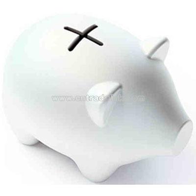 Pig shaped coin bank