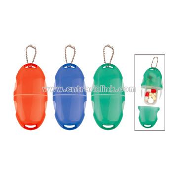Pill Box Keychain