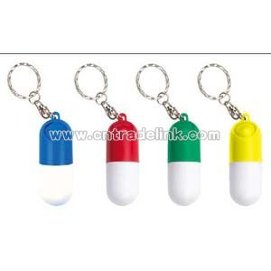 Pill Box Keyring