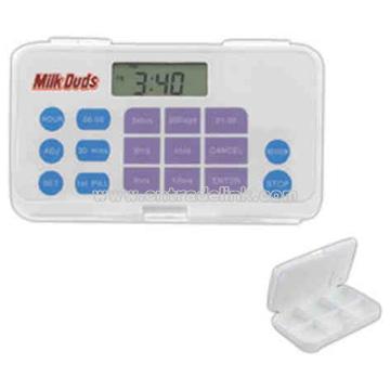 Pill holder and alarm