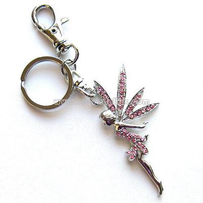 Pink Fairy Keychain / Purse Charm