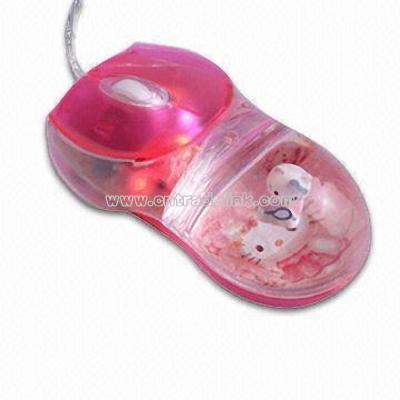 Pink Hello Kitty Liquid Optical Mice